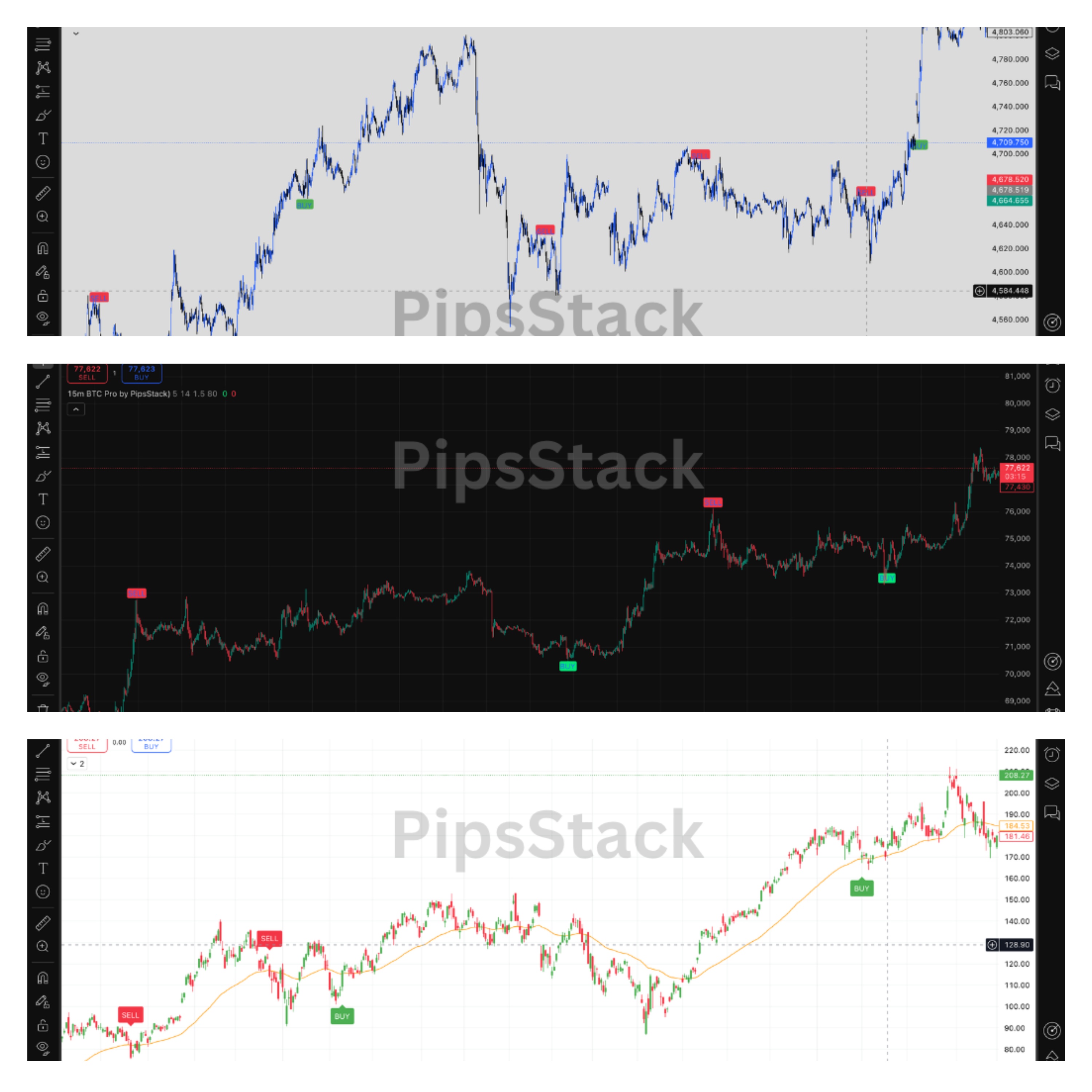 Gold. Bitcoin. US Stocks. One Suite. Total Coverage.
